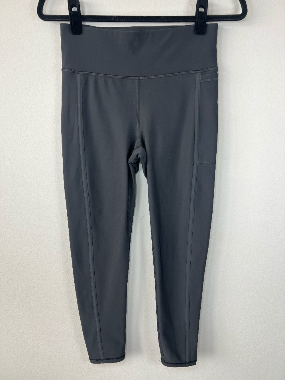 Sweaty Betty Thermodynamic 7/8 Leggings Gray Thermal Pocket Athletic Running Sm